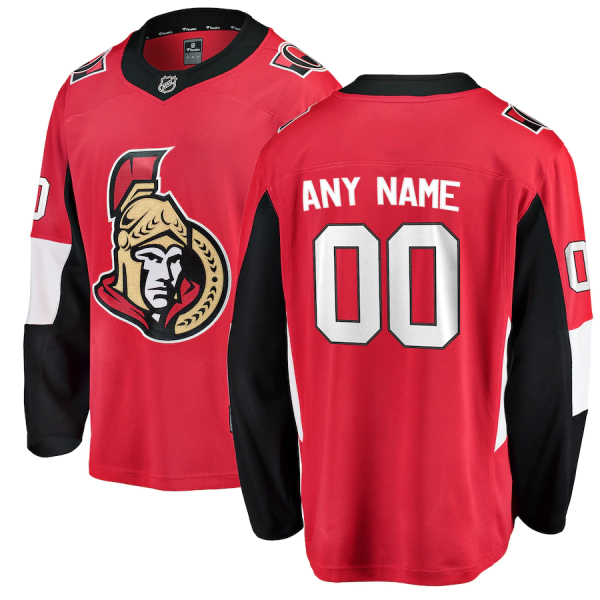 Ottawa Senators Trikot Fanatics Branded Heim Breakaway Rot Benutzerdefinierte